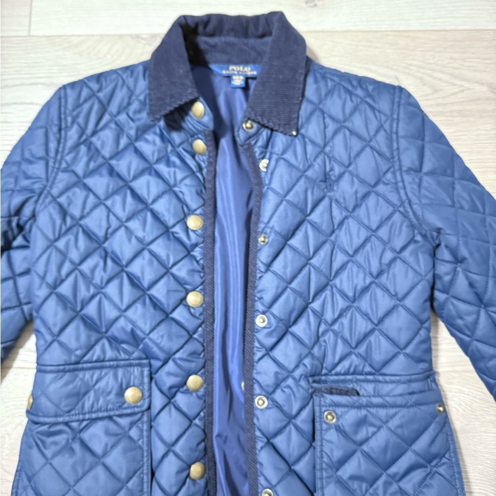 Polo by Ralph Lauren Blue Quilted Utility Jacket